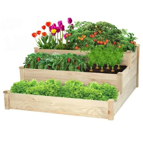 KINGSO 3 Tier Raised Garden Bed