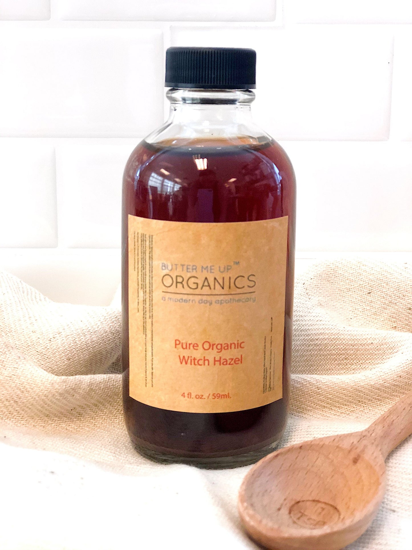 Organic Witch Hazel Toner butter me up organics a modern day apothecary 2 oz