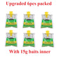 6pcs Disposable Hanging Fly Traps