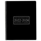 Daily, Weekly, Monthly Calendar Planner Notebook 2022-2024 black