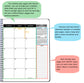 Daily, Weekly, Monthly Calendar Planner Notebook 2022-2023/2022-2024