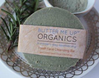 Organic Acne Bundle butter me up organics a modern day apothecary fresh face cleansing bar