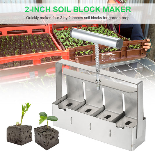 Handheld 2 inch Soil Block Maker