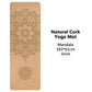 Jusenda 5mm Natural Cork TPE Yoga Mat