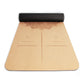 Jusenda 5mm Natural Cork TPE Yoga Mat