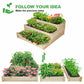 KINGSO 3 Tier Raised Garden Bed