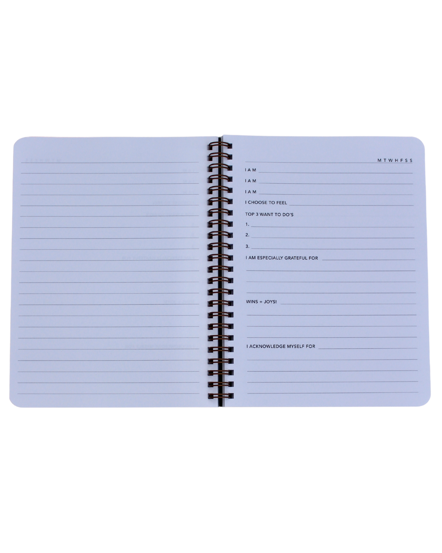 Daily Intentions, Connection, Reflection Journal