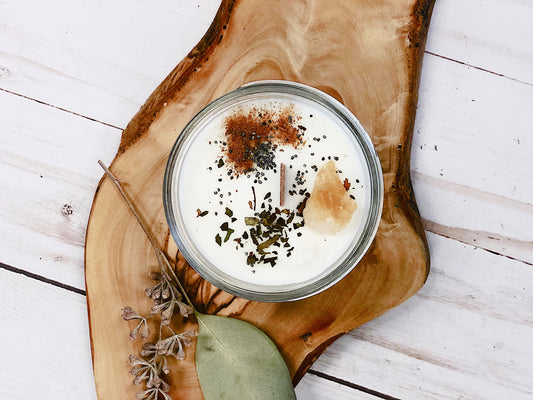 abundance candle handmade organic and nontoxic 