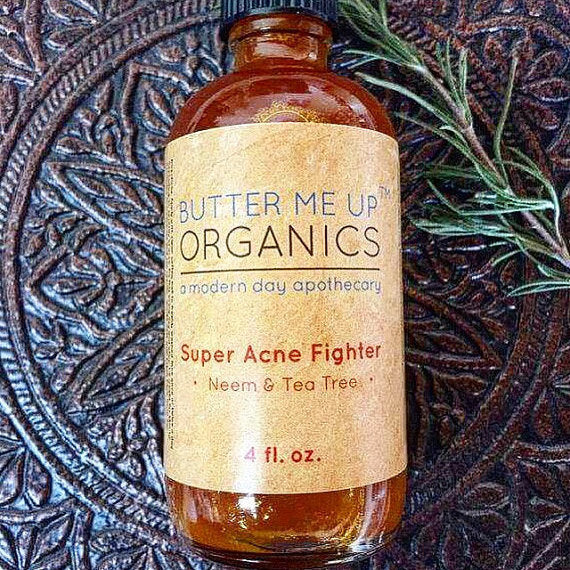 Super Acne Fighter butter me up organics, a modern day apothecary, 4 fl oz