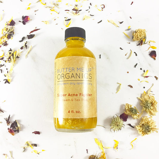 Super Acne Fighter butter me up organics, a modern day apothecary, 4 fl oz