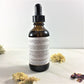Back of bottle "wel've finally relaized your awesomeness. Are you ready to have the best beard on the block. let's do this. clean beard ass needed to style, and shine. give your beat what it needs and give the world your beard." best beard on the block organic beard oil on a shelf Made with organic oils of Argan and Jojoba combined with super conditioning Camelina oil